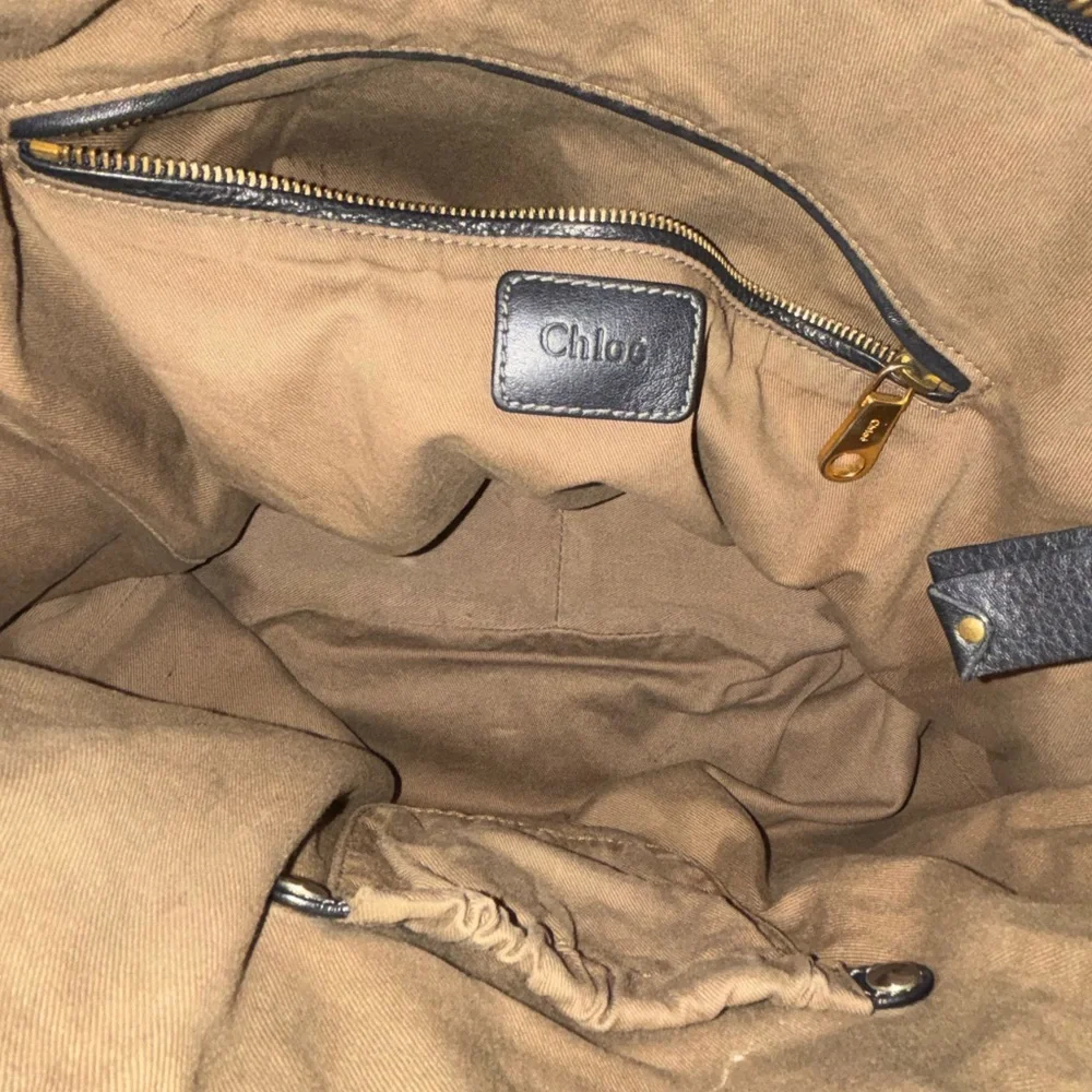 Chloe Elegant Marcie Black Leather Bag - Picture 10 of 16